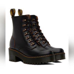 Dr. Martens Black Leona Boots